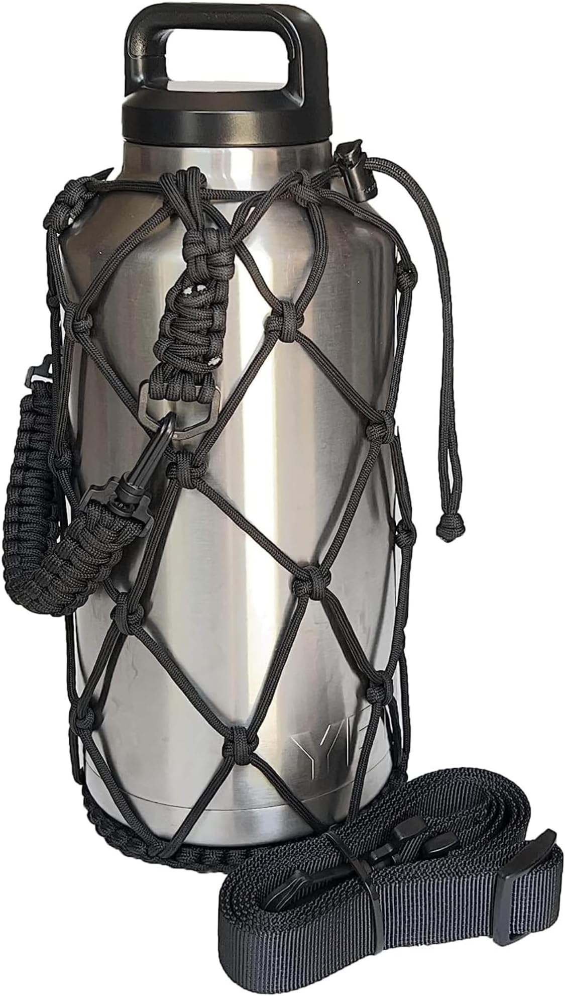 GearprozHydroNet Carry Bag with Handle and Shoulder Strap for YETI Rambler Bottles and Camelbak Water Bottles, Tumbler Accessories for Men Women Hiking Camping Travelling