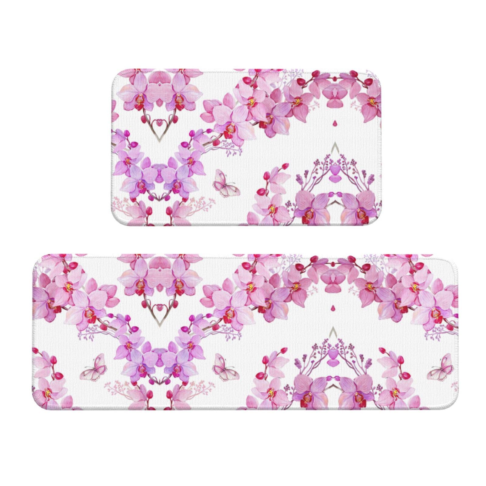 Tapis de cuisine antidérapants haut de gamme EdWal lot de 2 imperméables