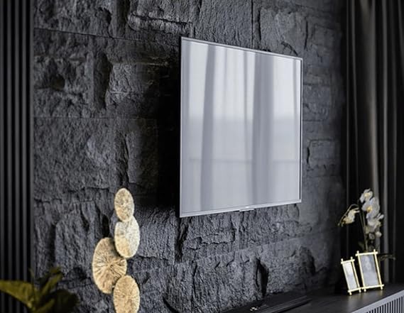 Kaya Görünümlü Duvar Paneli, 120x60 cm, Dekoratif Taş Doku (Siyah)