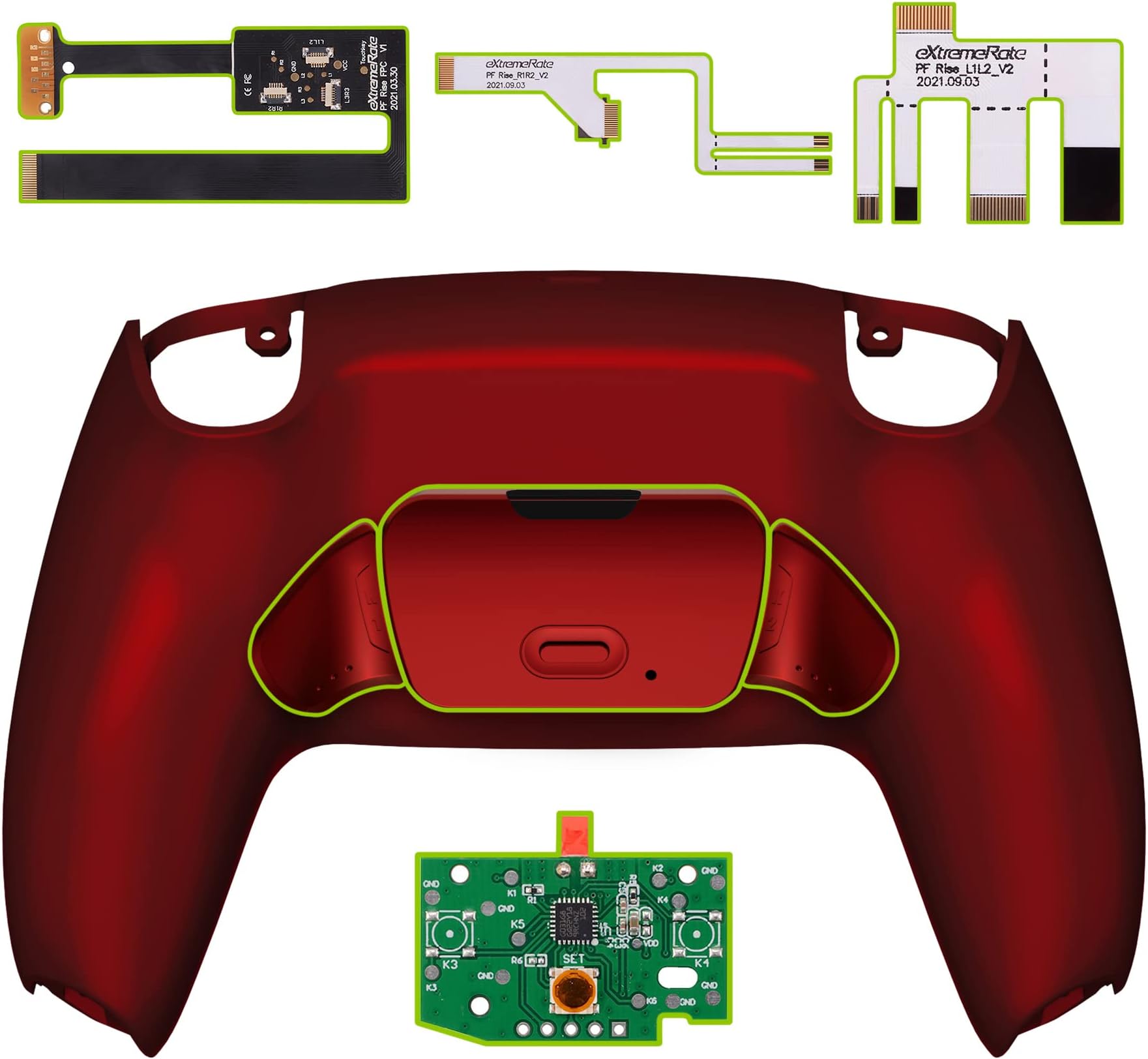 Rouge 2 - boîtier de remplacement pour manette de jeu Xbox série S