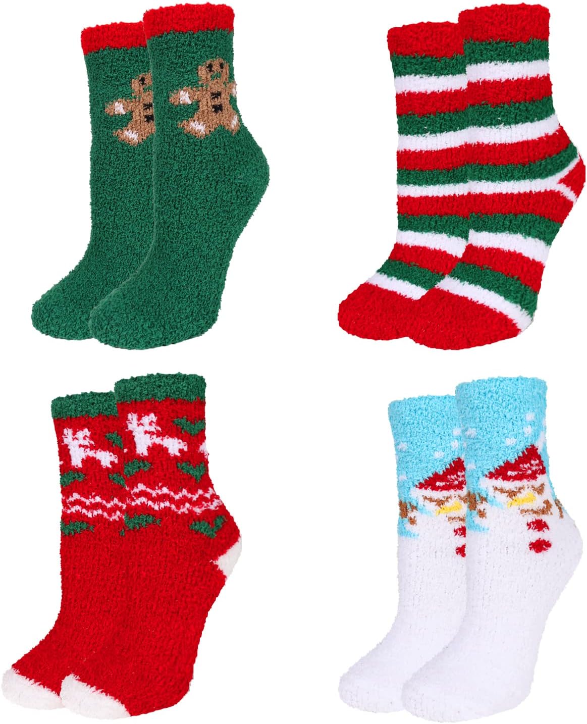 Benefeet Sox Women Cute Fuzzy Socks Cozy Slipper Sock Winter Warm Fluffy Funny Animals House Sleeping Soft Funny Plush Socks - Image 8