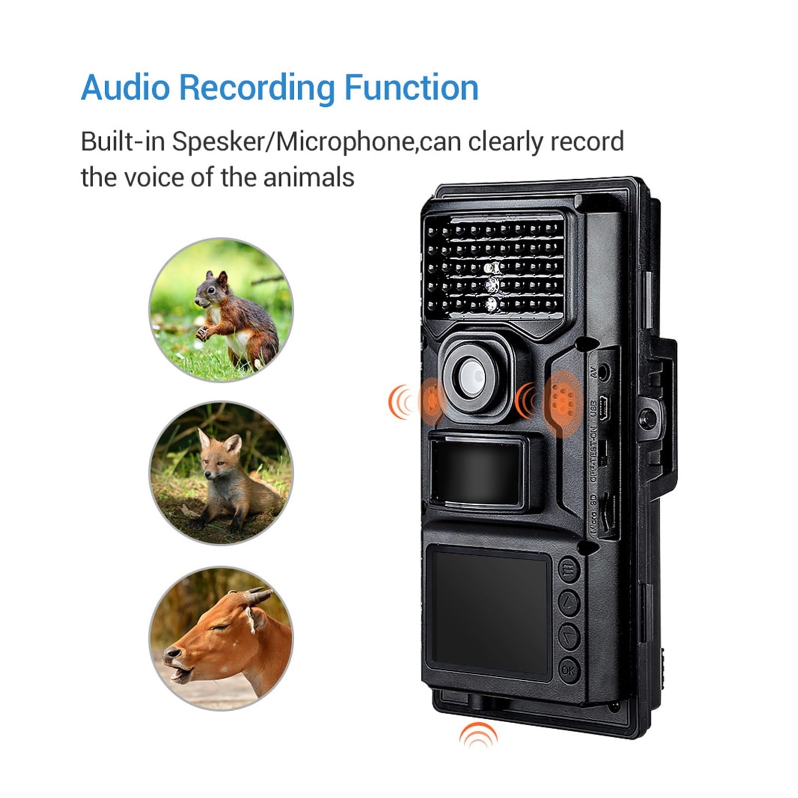 20MP 1080p 30fps Harcerstwo Night Vision Trail Polowanie Kamera Cam Wild Camera Surveillance Wildlife WyraźNe Obrazy I Filmy