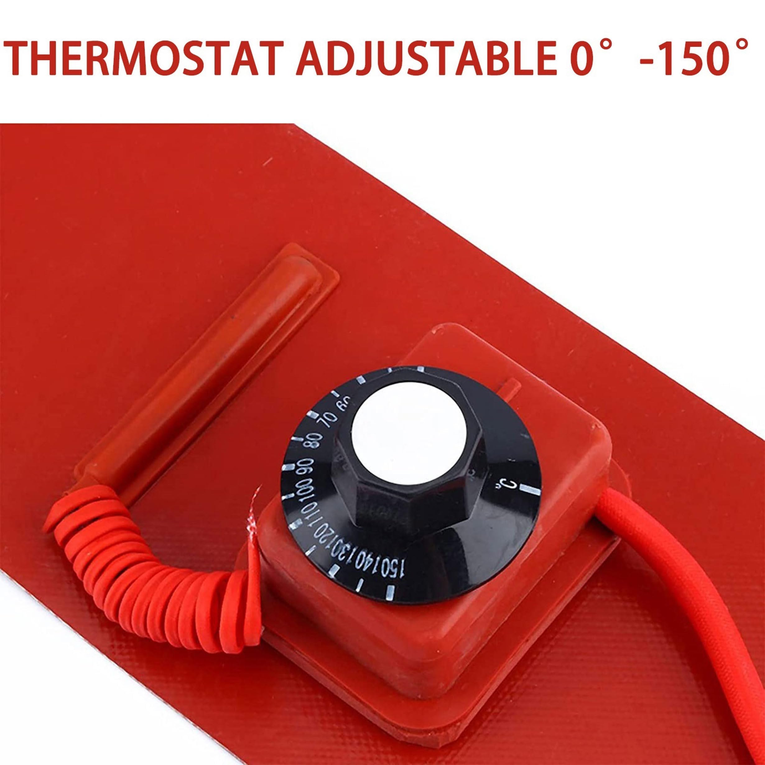 Fascia Riscaldante For Fusti In Metallo For Secchio Da 55 Galloni - Riscaldatore For Secchio In Silicone - Cuscinetto Riscaldante For Fusti Di Olio E Miele In Silicone - Riscaldatore(200L 174 * 25CM)