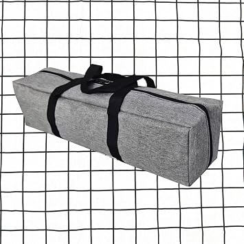 Canopy Pole Bag Carry Bag with Handles Travel Sports Duffel Oxford for Rollup Table Patio Umbrella Tripod Cushion Gray- 80x20x20cm