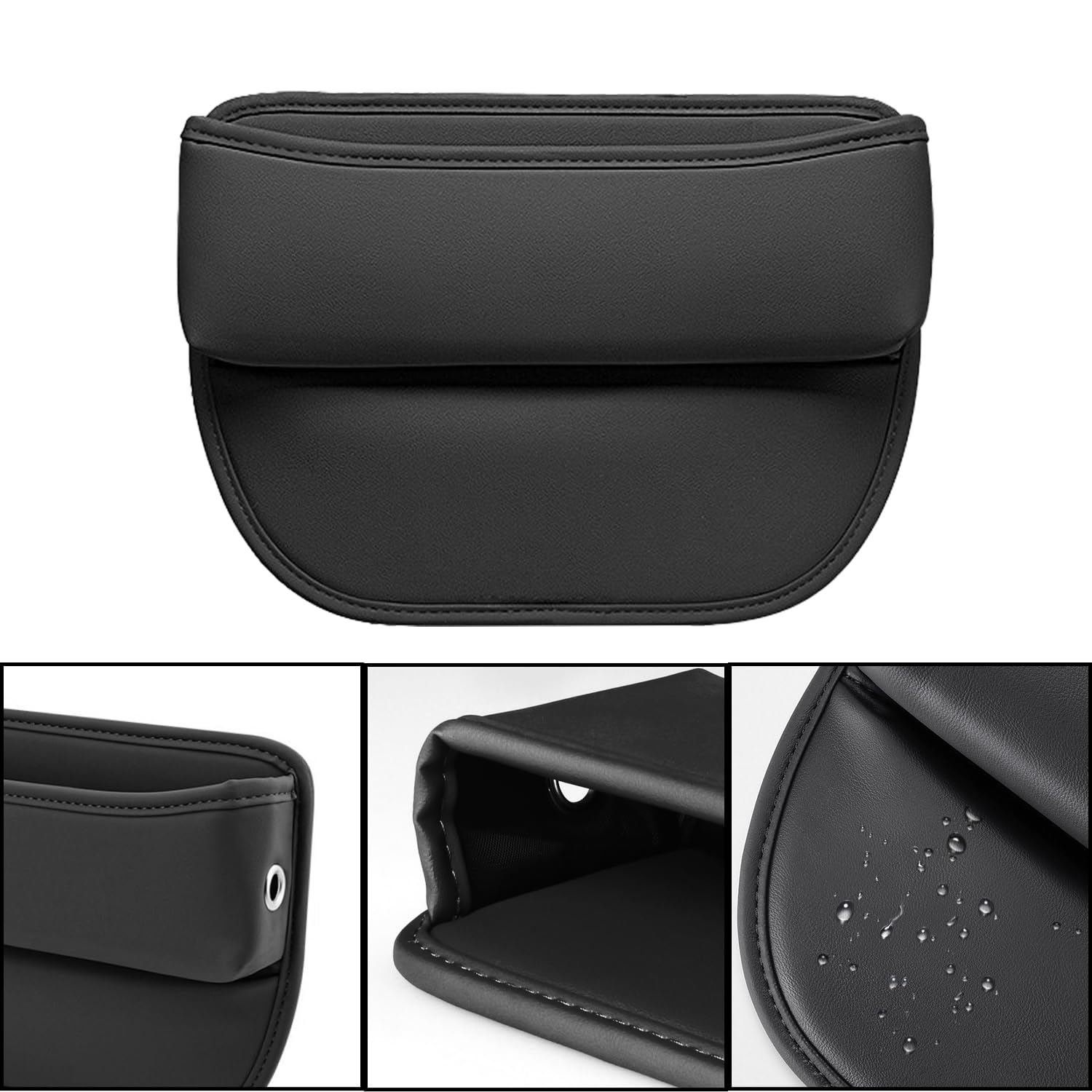 Organizzatore Auto Per Sedile - Borsa Portaoggetti Con Tasche, Nero - Foto 12