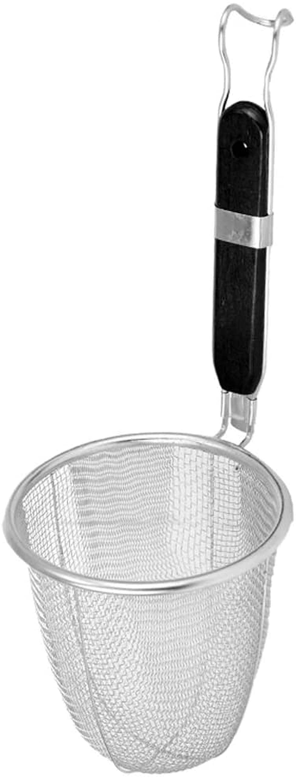 Cuchara de Filtro de Alimentos fritos Cesta de tamiz Inoxidable con Mango Utensilio de Cocina Colador de Fideos Colador Grande para Uso doméstico-14CM