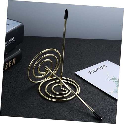 Miniatura 6 de ABOOFAN 4 unidssoporte de almacenamiento Registro de acero Factura de recibo de metal Pedidos Oficina Memo Rod para registros Spike Note Suministros