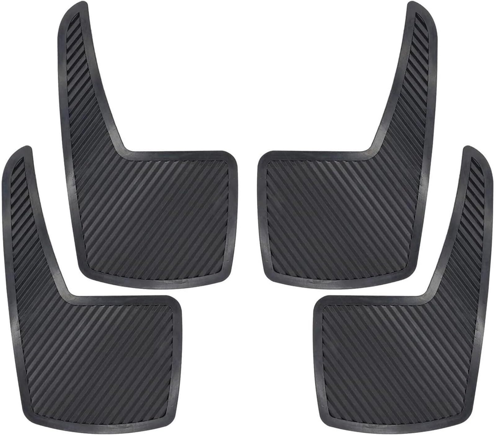 Garde-boue voiture anti-projections bavettes caoutchouc 4x4 - 6