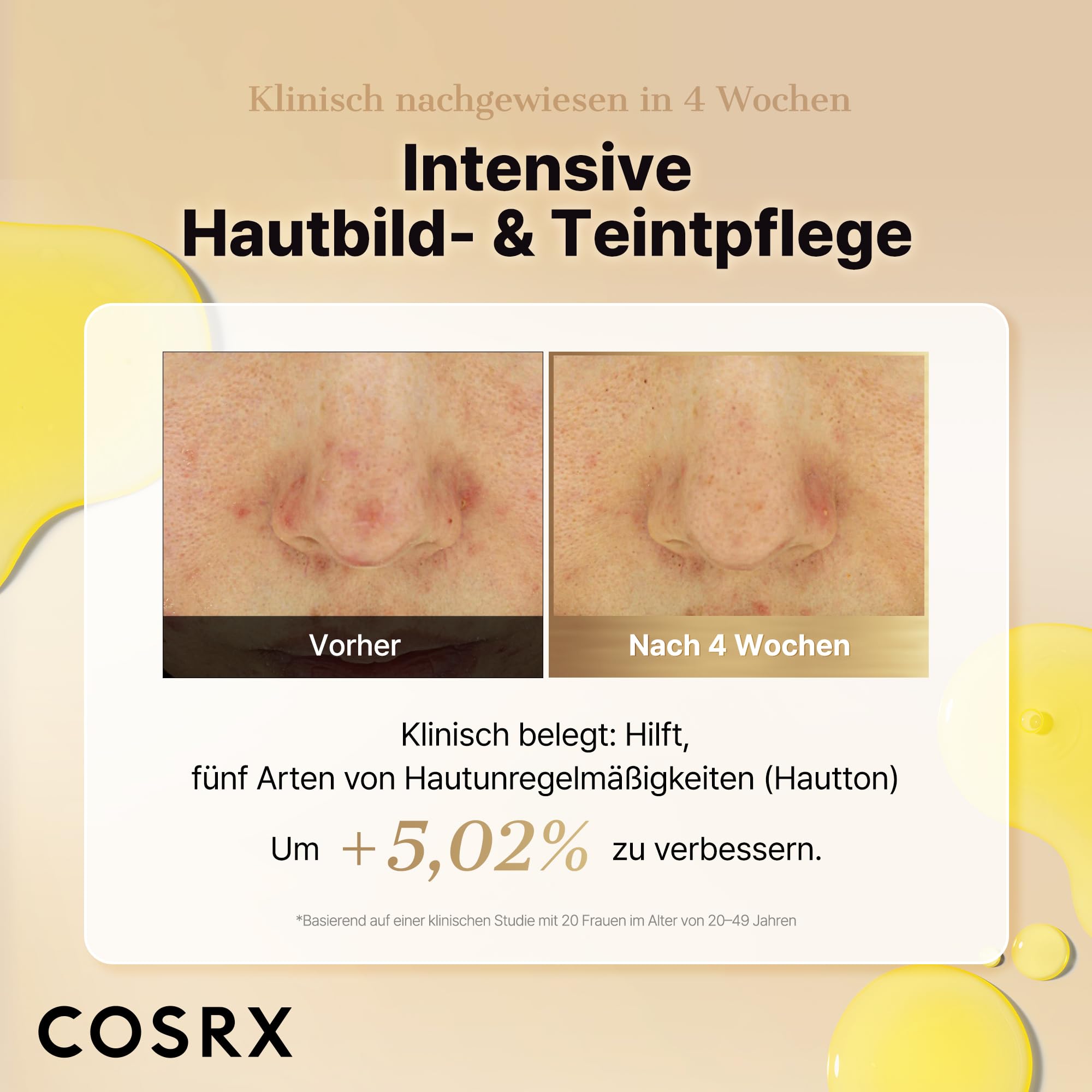 COSRX Advanced Pure Vitamin C 23% Serum mit Vitamin E & glutathion (Erneuerung), Vitamin C Gesichtsserum für einen strahlenden Teint, reduziert feine Linien, 20ml, Korean Skincare