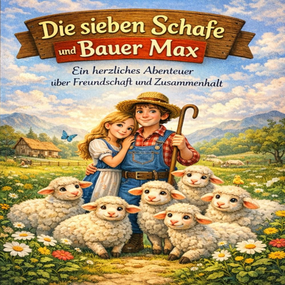 Die sieben Schafe und Bauer Max: Ein warmherziges Märchen über Freundschaft, Eifersucht und ein großes Herz