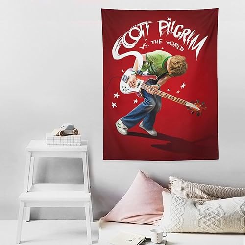 Miniatura 8 de Scott - Tapiz de película Pilgrim Vs The World (18) arte de pared, pintura, tapices impresos, obras de arte, dormitorio, sala de estar, decoración