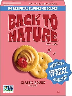 Back To Nature Crackers Classic Round, 6.5 oz