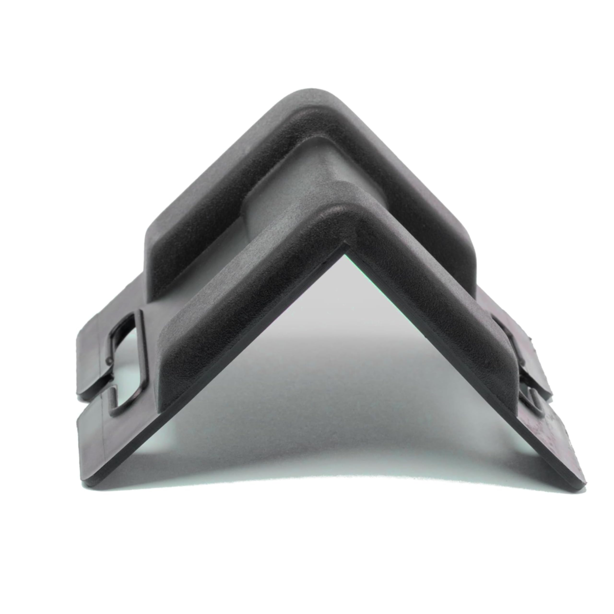 Cantonera Protectora para Bordes y Esquinas hasta 50mm - 10 o 100 Piezas - 130x100x100mm - Protección para Correas de Amarre - para Cinchas de Amarre y Camión (Negro (100 Piezas))