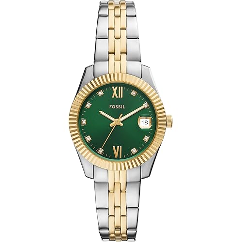 Fossil Women's Watch, Scarlette Quartz Stainless Steel Three-Hand Watch for Women