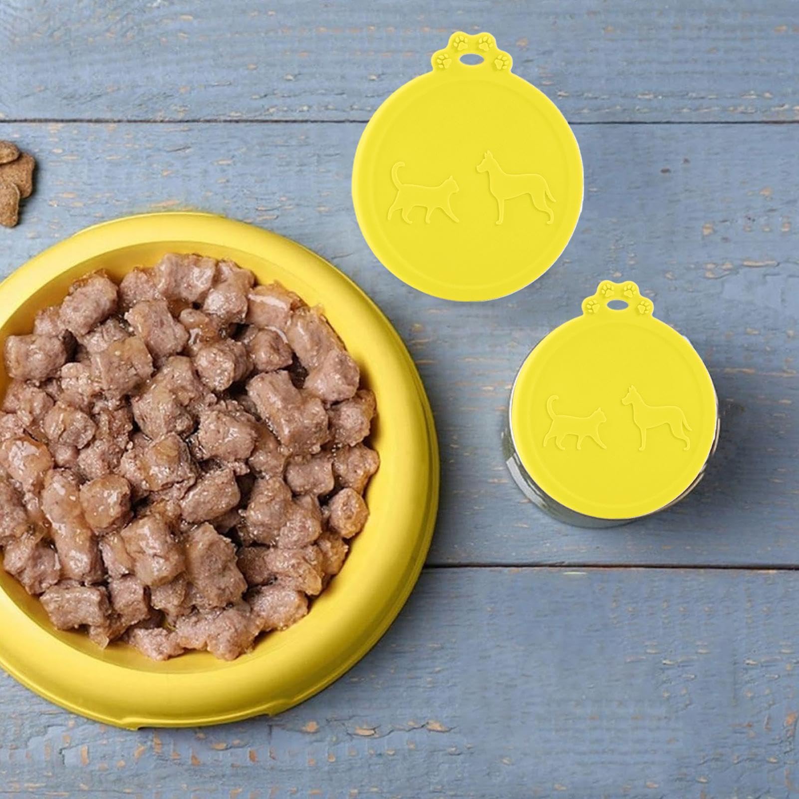 Coperchi In Silicone Per Lattine Cibo Gatto - Ermetici E Riutilizzabili, Anti-odore - Foto 3