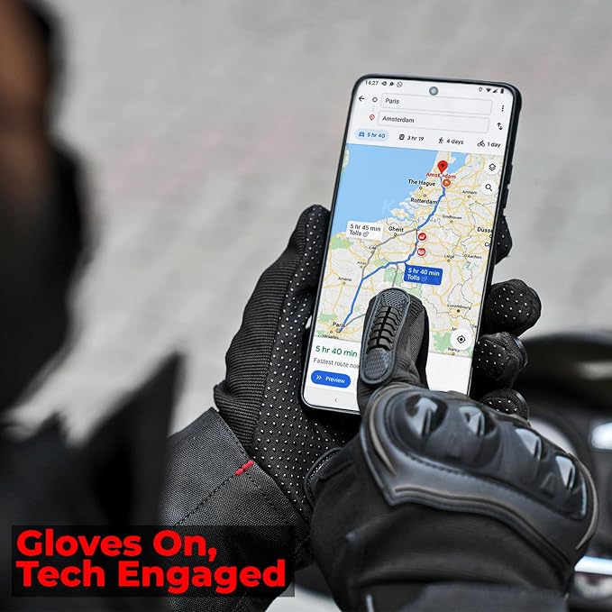 Guantes de Motocicleta AXIZ para Hombre y Mujer Talla M miniatura 6