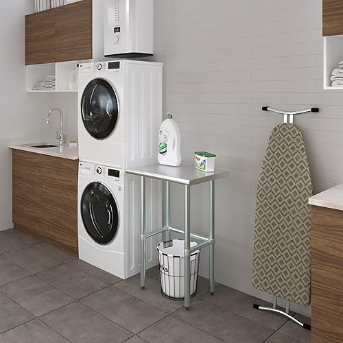 Miniatura 4 de MESA DE TRABAJO CON BARRA REMOVIBLE APROBADA POR LA NFS, Acero inoxidable