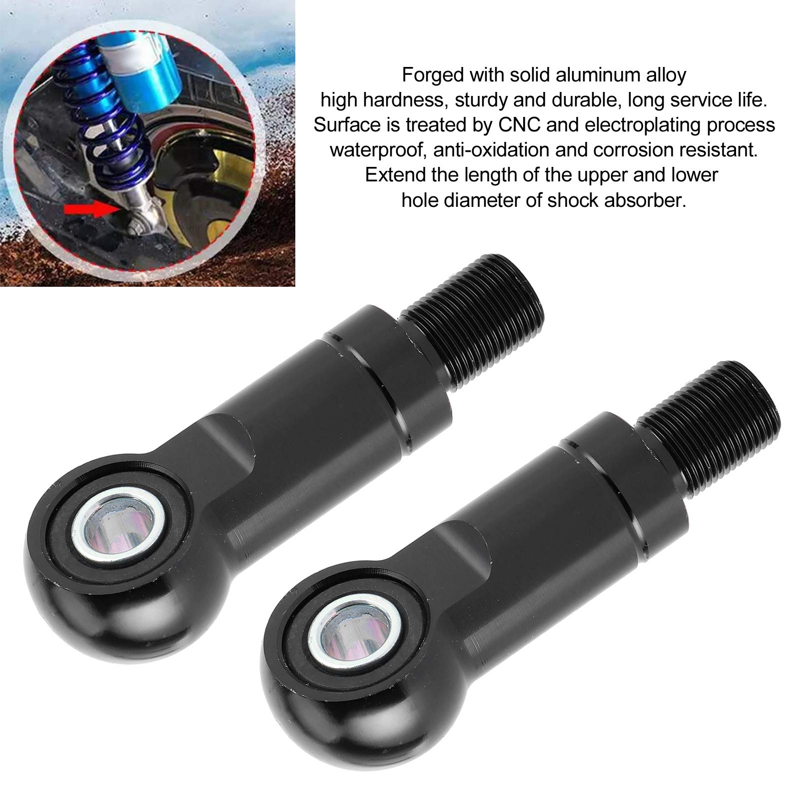 2Pezzi Riser Ammortizzatore,Riser Altezza Ammortizzatore Posteriore M10