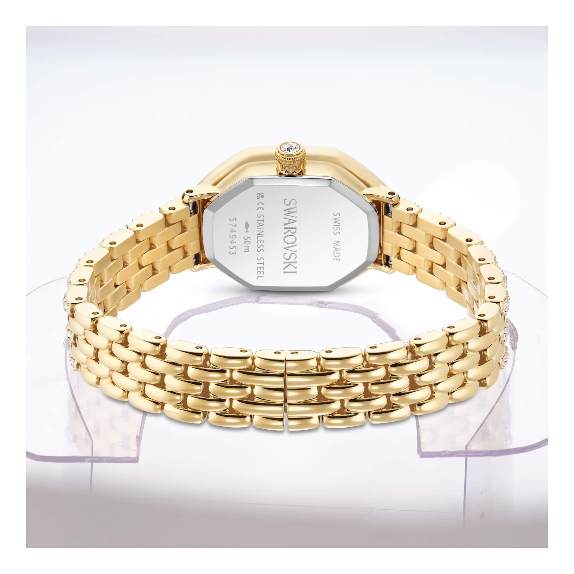 Swarovski Dextera Colección Octagon Reloj, Swiss Made, Metal Pracelet