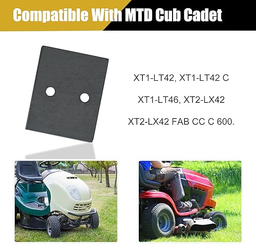 Miniatura 6 de Paquete de 2 pastillas de freno de cubierta 761-05007 para MTD C-ub C-adet XT1-LT42, XT1-LT42 C, XT1-LT46, XT2-LX42, XT2-LX42 FAB CC C 600