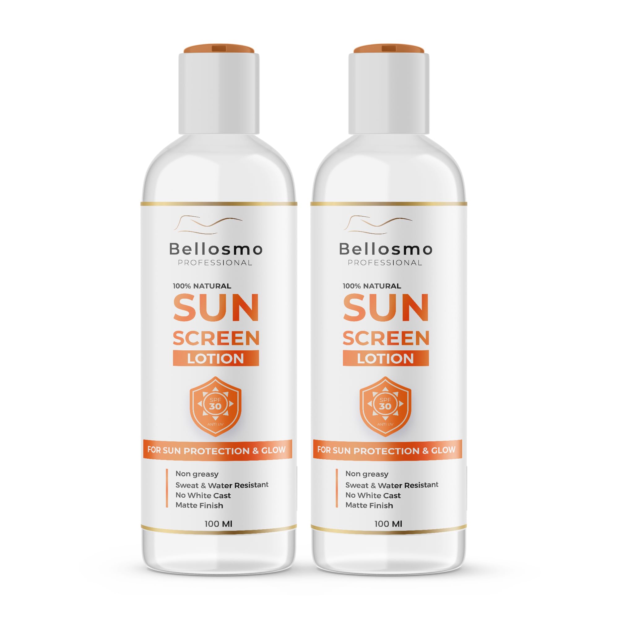 bellosmo PROFESSIONAL Sunscreen Body Lotion UV A UV B & Blue Light Protection For Oily Skin-(pack of 2)-image-23