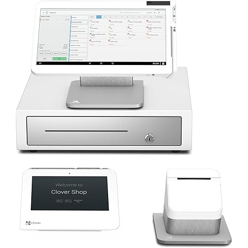 Clover Station PRO Duo All-in-One POS System for Restaurants, Cafes, Bars, Bakeries, Food Trucks-Tailored for Restaurant Food Service - Requires Processing Account Through Advantage POS Store