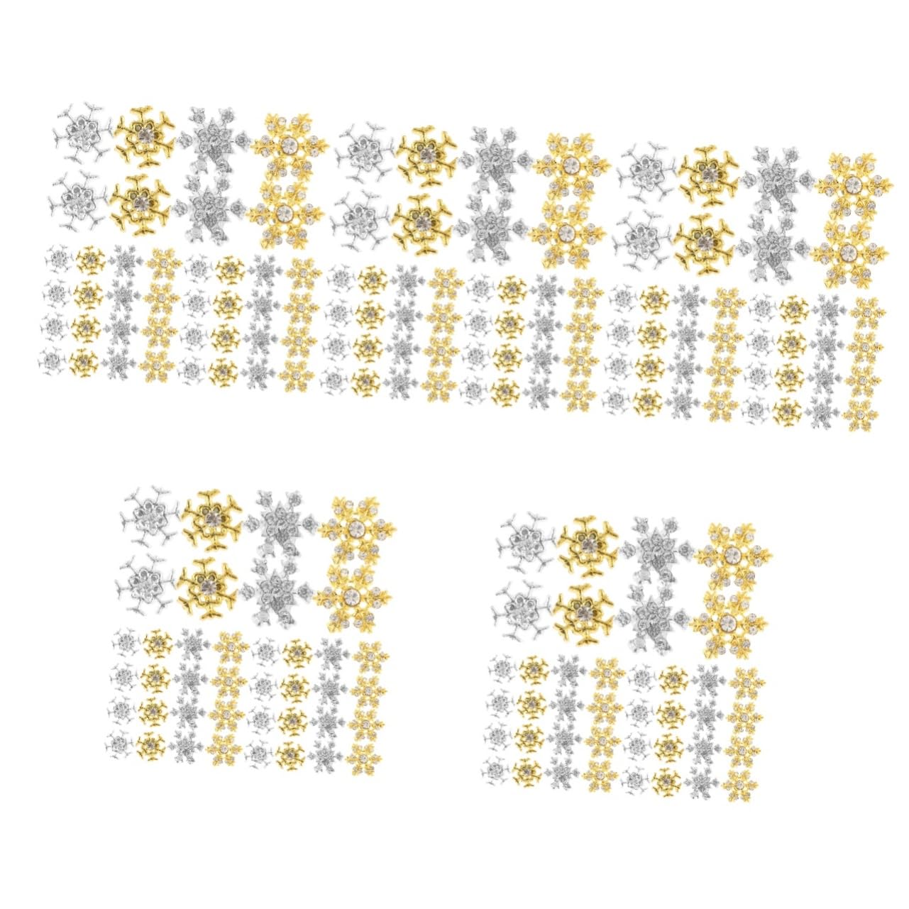 SHERCHPRY 5 Set Decorazioni Unghie Stile Per Nail Art Accessori Eleganti Per Manicure E Decorazioni Festive Per Personale 40 Pezzi * 5