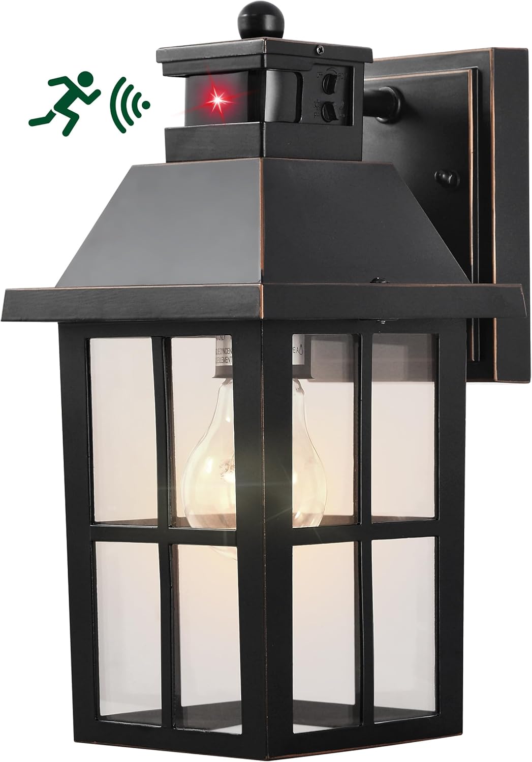 Motion Sensor Outdoor Porch Lights,Exterior Dusk to Dawn Outdoor Lighting,Wall Sconce Light Fixture Wall Mount Outside Light for Garage Porch Patio Yard Front Door Entryway (1Pcs Style B)