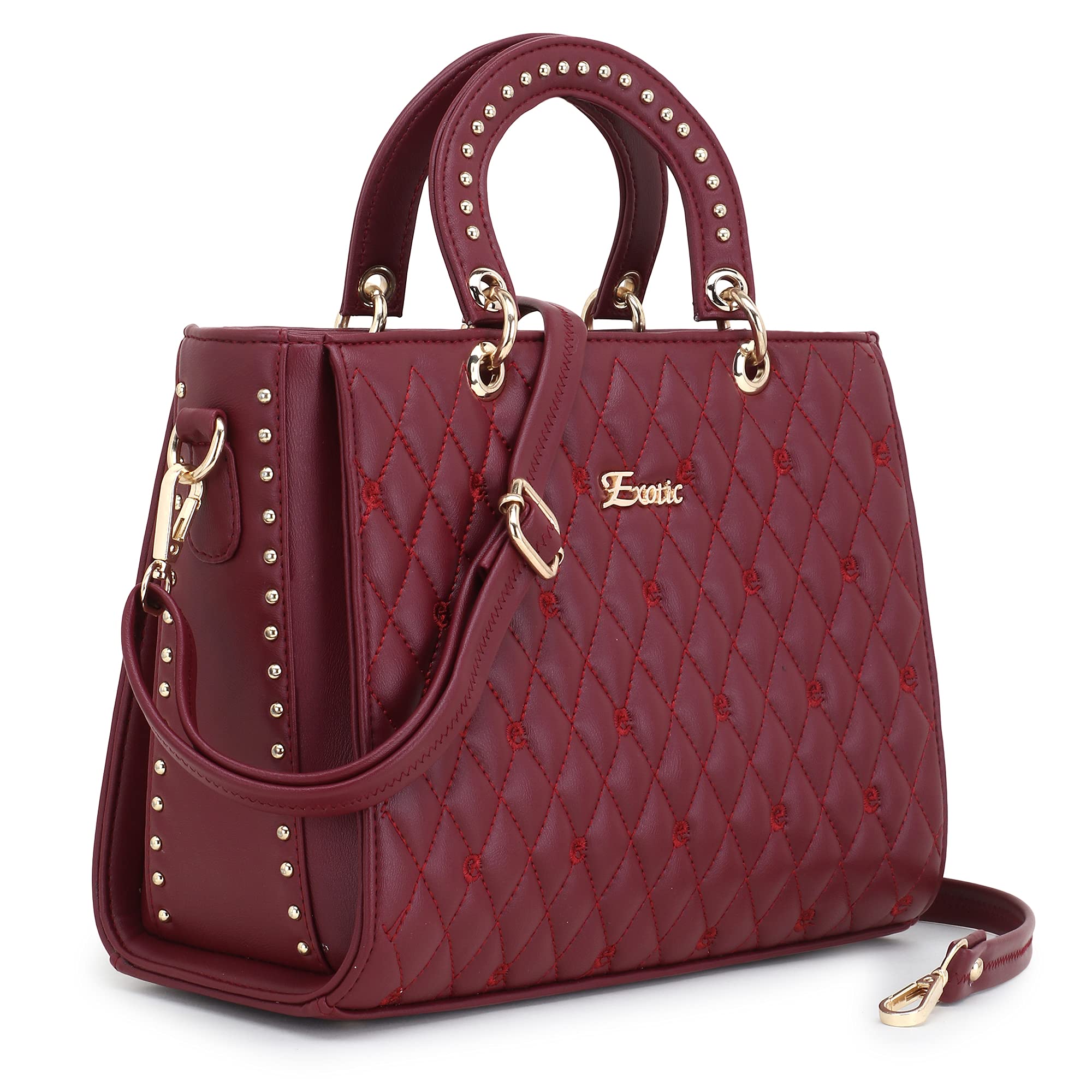 See full amazon price history chart for EXOTIC Studded hand bag for women (Maroon) EXOTIC Studded hand bag for women (Maroon) (B09BM651PL) Amazon Price History, Amazon Price Tracker