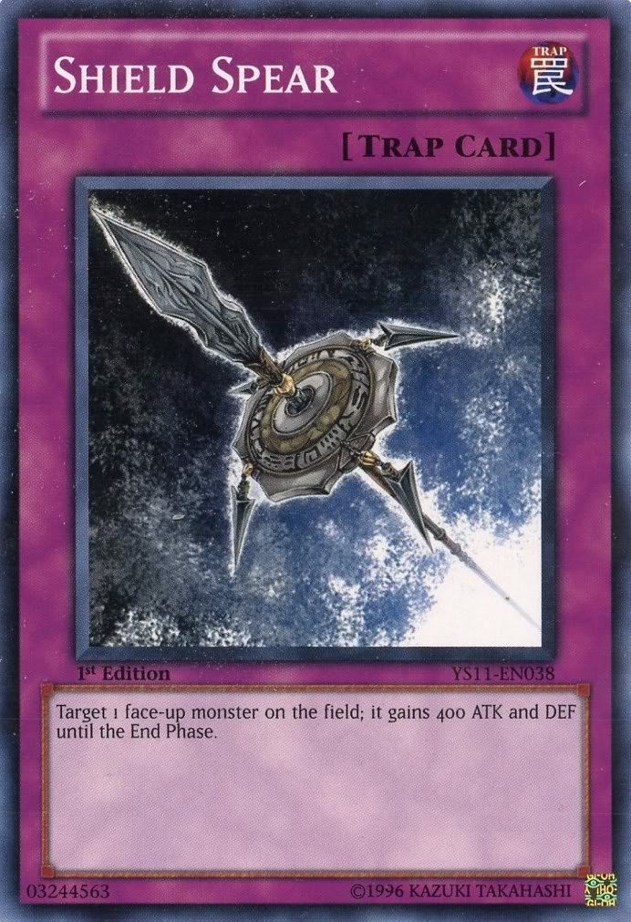 Yu-Gi-Oh! - Shield Spear (YS11-EN038) - Starter Deck: Dawn of The Xyz - 1st Edition - Common