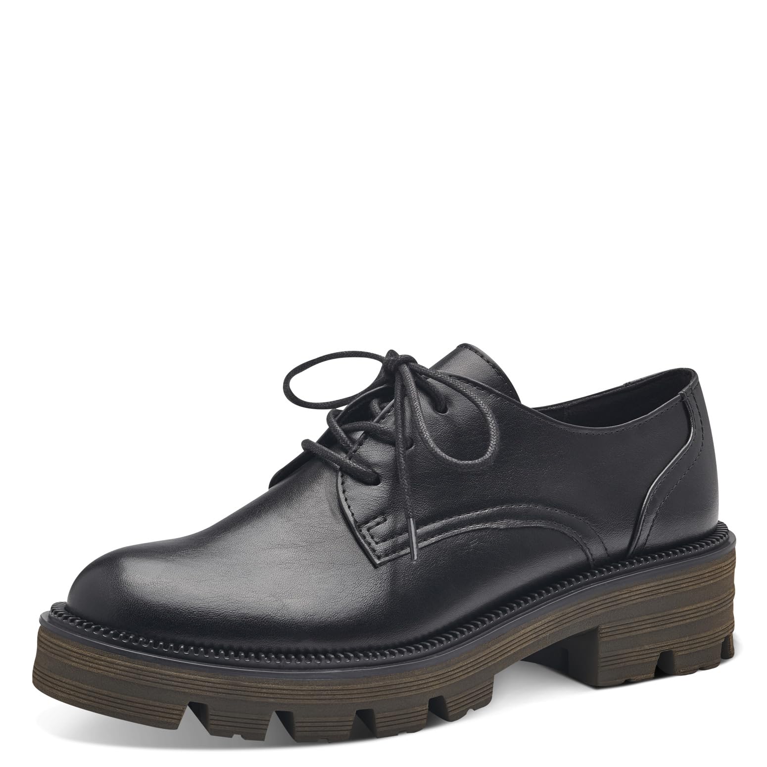 MARCO TOZZI Scarpe Stringate Donna in Pelle Sintetica Zeppa
