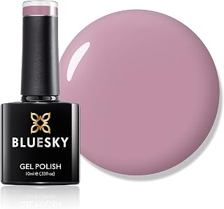 Bluesky Gel Nail Polish, Musk Pink A044, Light, Pink, Rose, Long Lasting, Chip Resistant, 10 ml (Requires Drying Under UV LED Lamp)