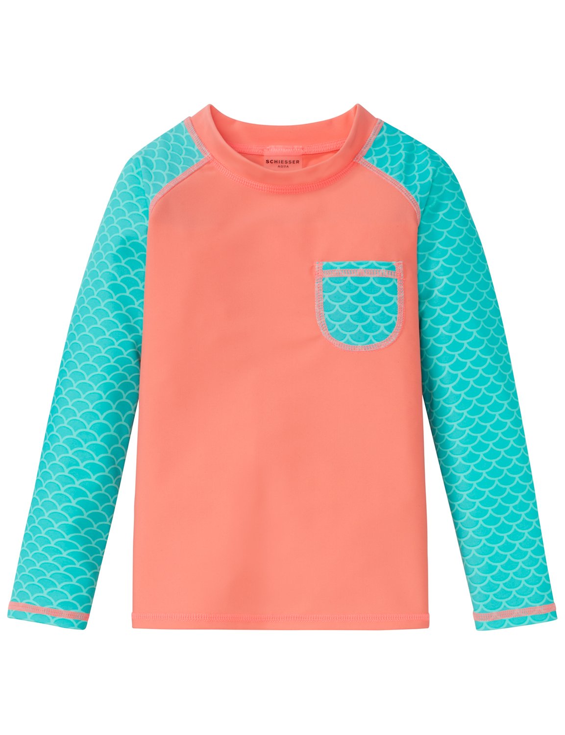 Schiesser Seepferdchen Selina Bade-Shirt Pareo para Niñas