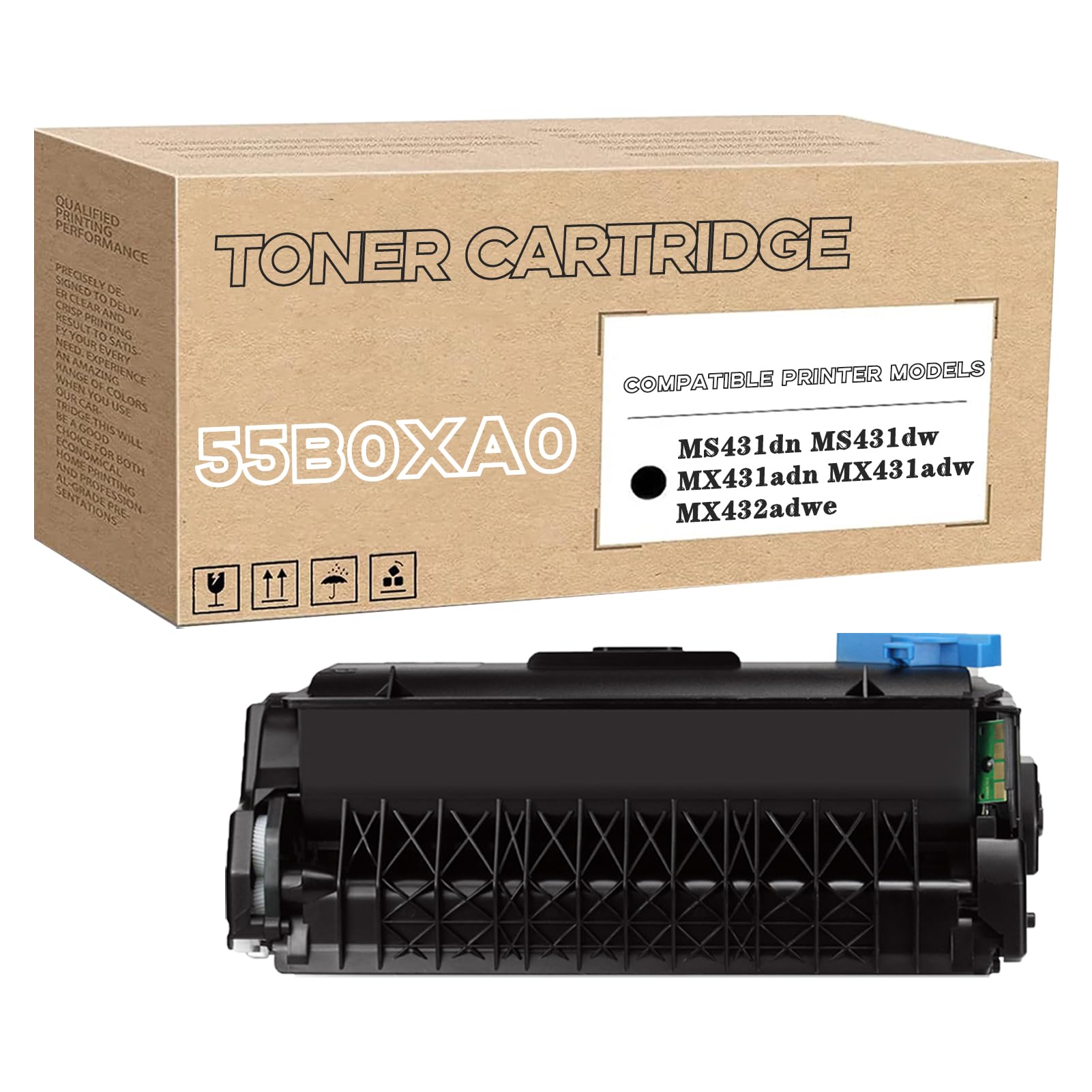 Cartuccia Di Toner Nero Compatibile 55B0XA0, Confezione Da 1