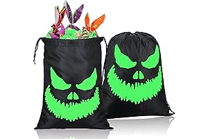Halloween Trick or Treat Bags Glow in the Dark