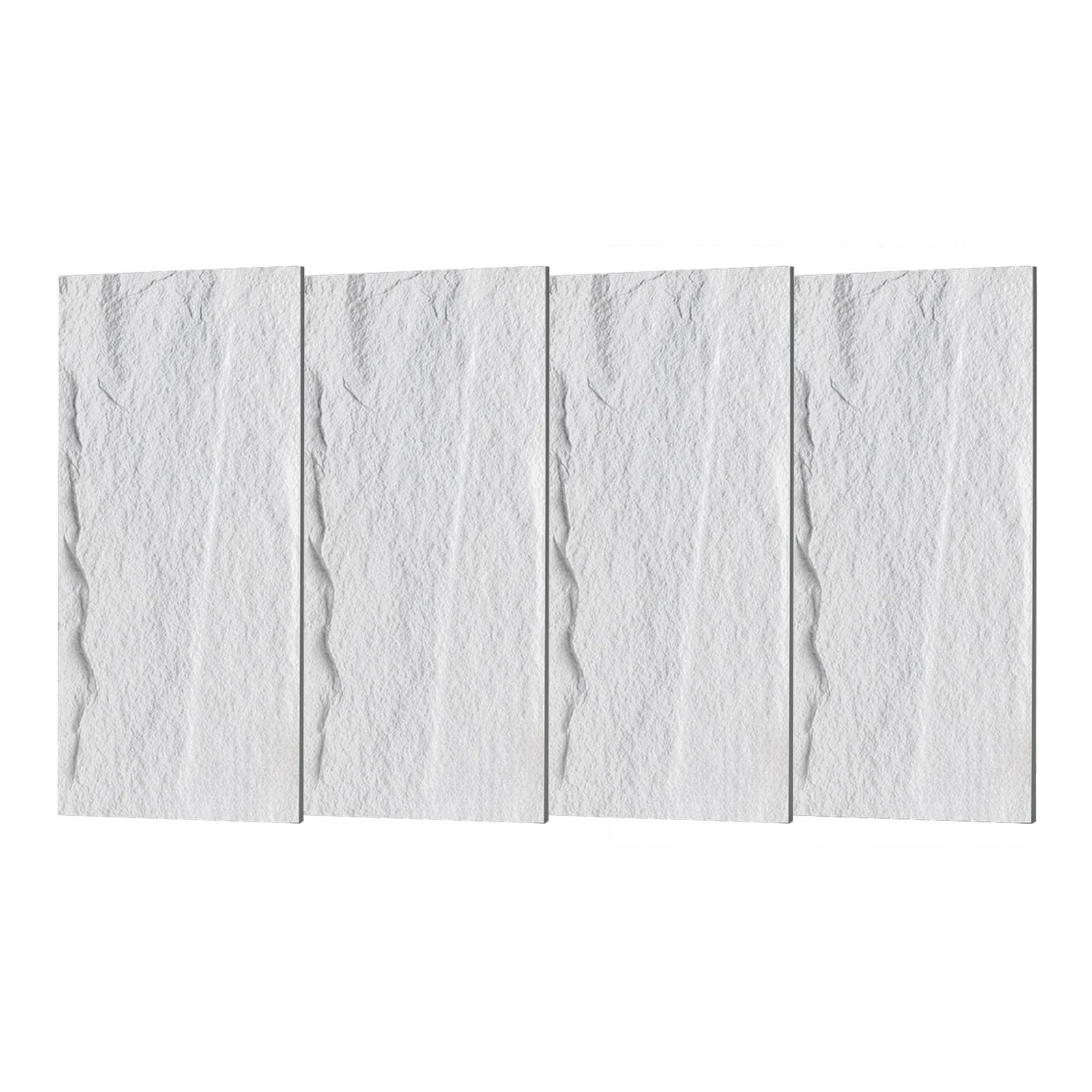 Panele ścienne 3D z imitacji kamienia, dekoracyjna powłoka do pomieszczeń i gabinetów mieszkalnych, kamień naturalny teksturowany panel ścienny (styl 3,120 x 60 cm-4 szt.)