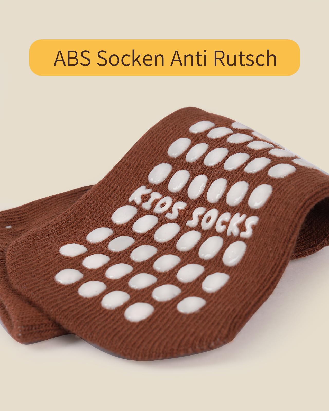 Kyopp 5/10 par skarpetek niemowlęcych ABS antypoślizgowe skarpety z motywami zwierzęcymi stoperami bawełna Crew Socks