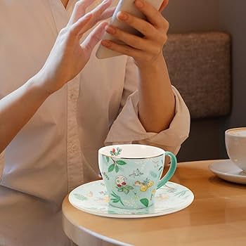 エスプレッソ、緑茶用ティーカップ ノリタケ FOLKSTONE GENUINE ストーンウェア デミタスカップ