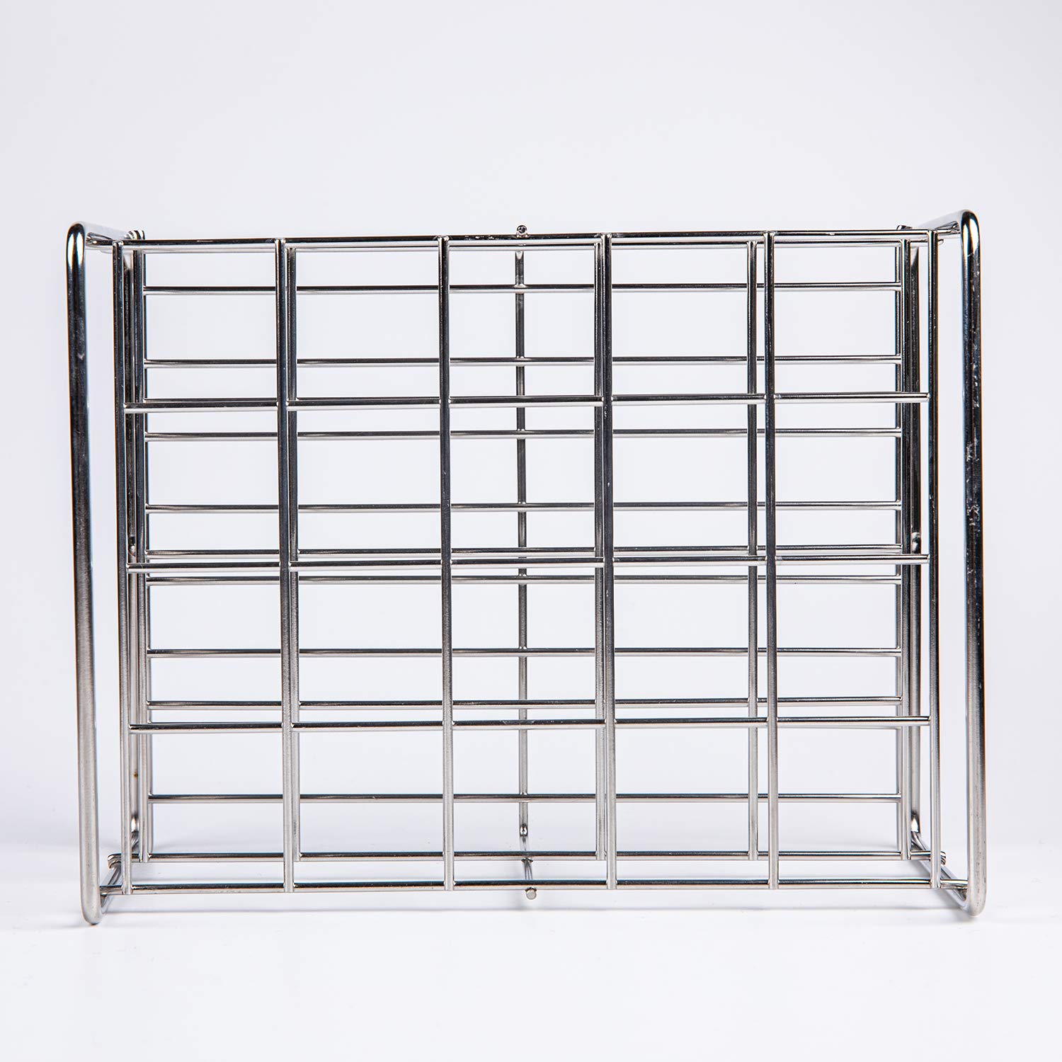 Rack per provette in acciaio inox, 20 posizioni, formato 5x4, filo costruito, diametro esterno consentito di tubi 39mm-41mm