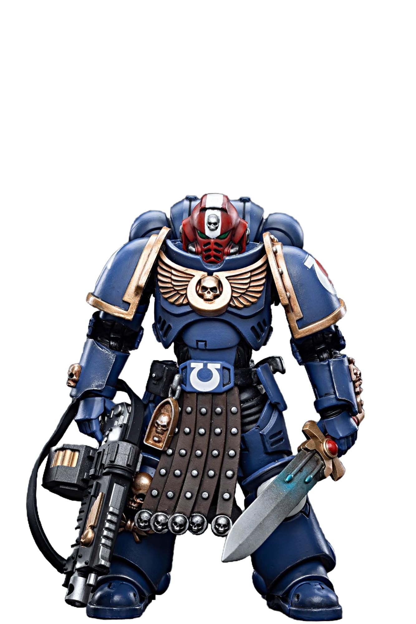 JOYTOY Warhammer 40K 1/18 Action Figure Ultramarines Intercessore Veterano Sergente Fratello Aeontas Modello da Collezione