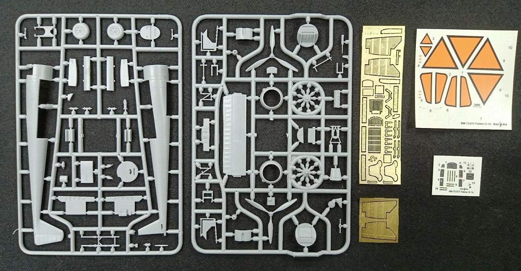 Mikro-mir 72-017 - 1/72 - Fokker G.1A Scale Plastic Model kit Aircraft