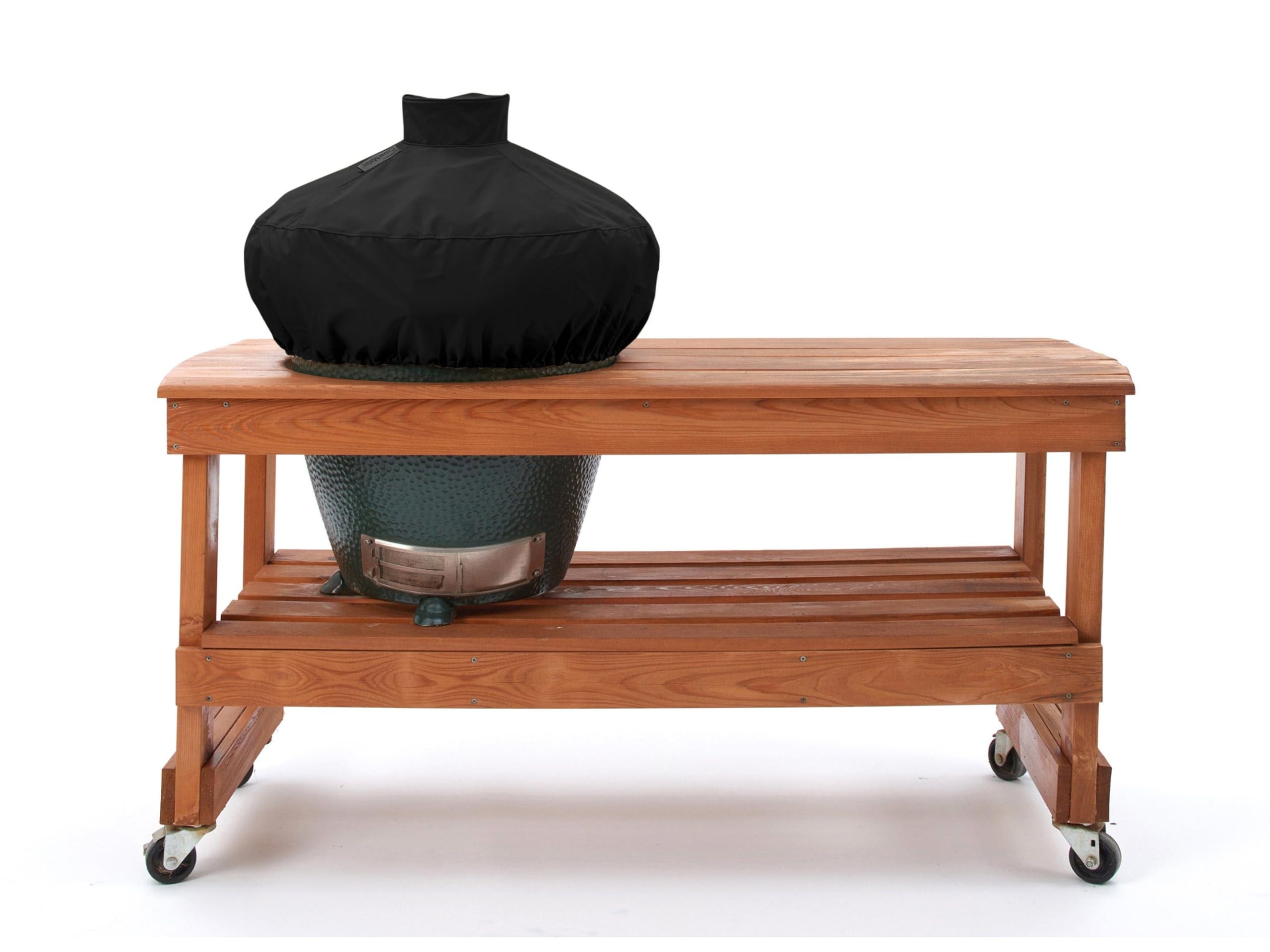 Covermates Elite Kamado Dome Grill Cover – Water-Resistant All-Weather Outdoor Cover with Mesh Vent, Elastic Hem, Drawcord & Buckle Strap for Grills &