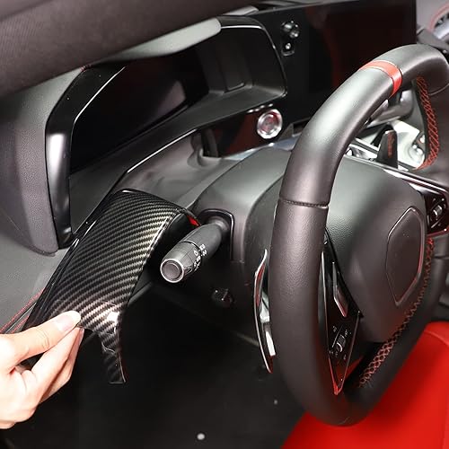 Vista 210 de CHEAYAR Cubierta decorativa para panel de interruptor de elevación de ventana, compatible con Chevrolet Corvette C8 2020-2023