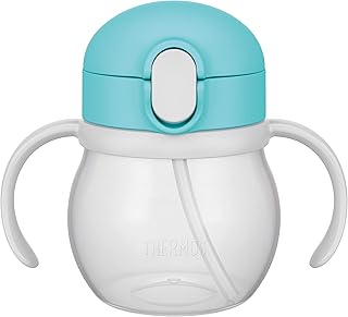 サーモス(THERMOS) ベビーストローマグ NPF-250 ミントブルー (MBL) もれないベビーマグ 250ml