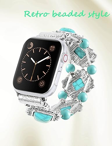 Miniatura 6 de Compatible con Apple Watch Band para mujer, joyería occidental, Ultra Iwatch 40 38 41 42 44 45 1.929 in pulsera pulsera encantos moda iPhone correa