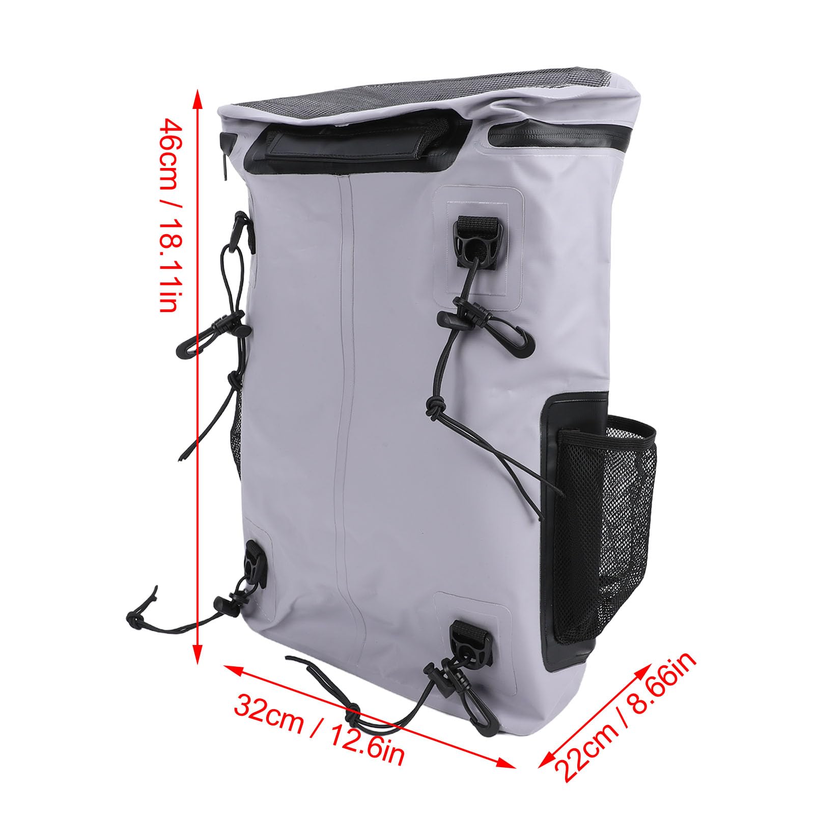 Naroote Sac Étanche, Sac de Natation Étanche Flottant de 40 L avec Plusieurs Poches, Conception Indéchirable, pour Les Voyages, Le Kayak, la Navigation de Plaisance, Le Camping
