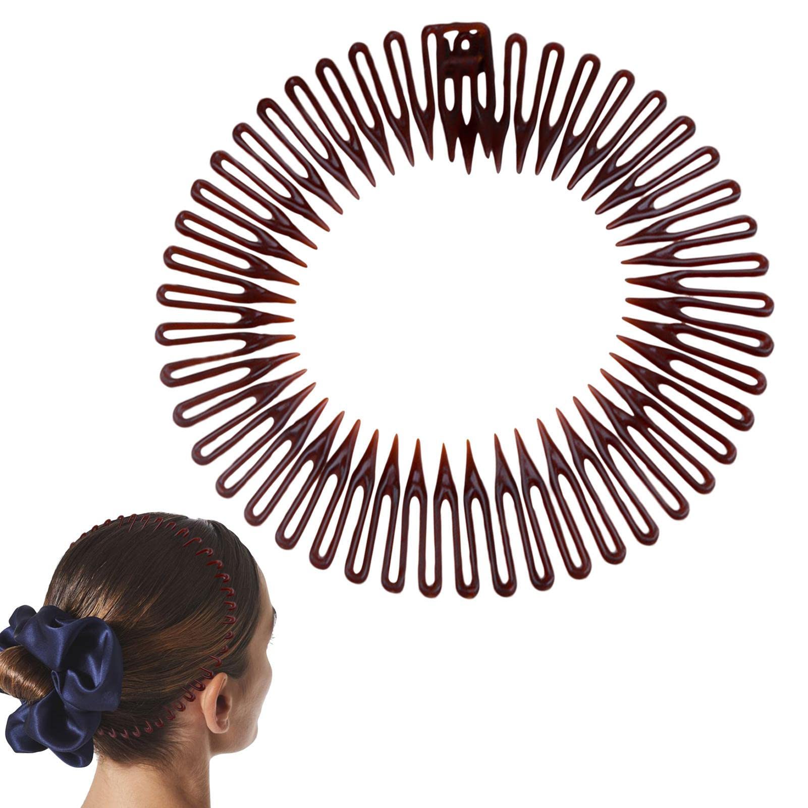 Amazon.co.jp: フルサークル ヘアコーム カチューシャ,サークルコーム 