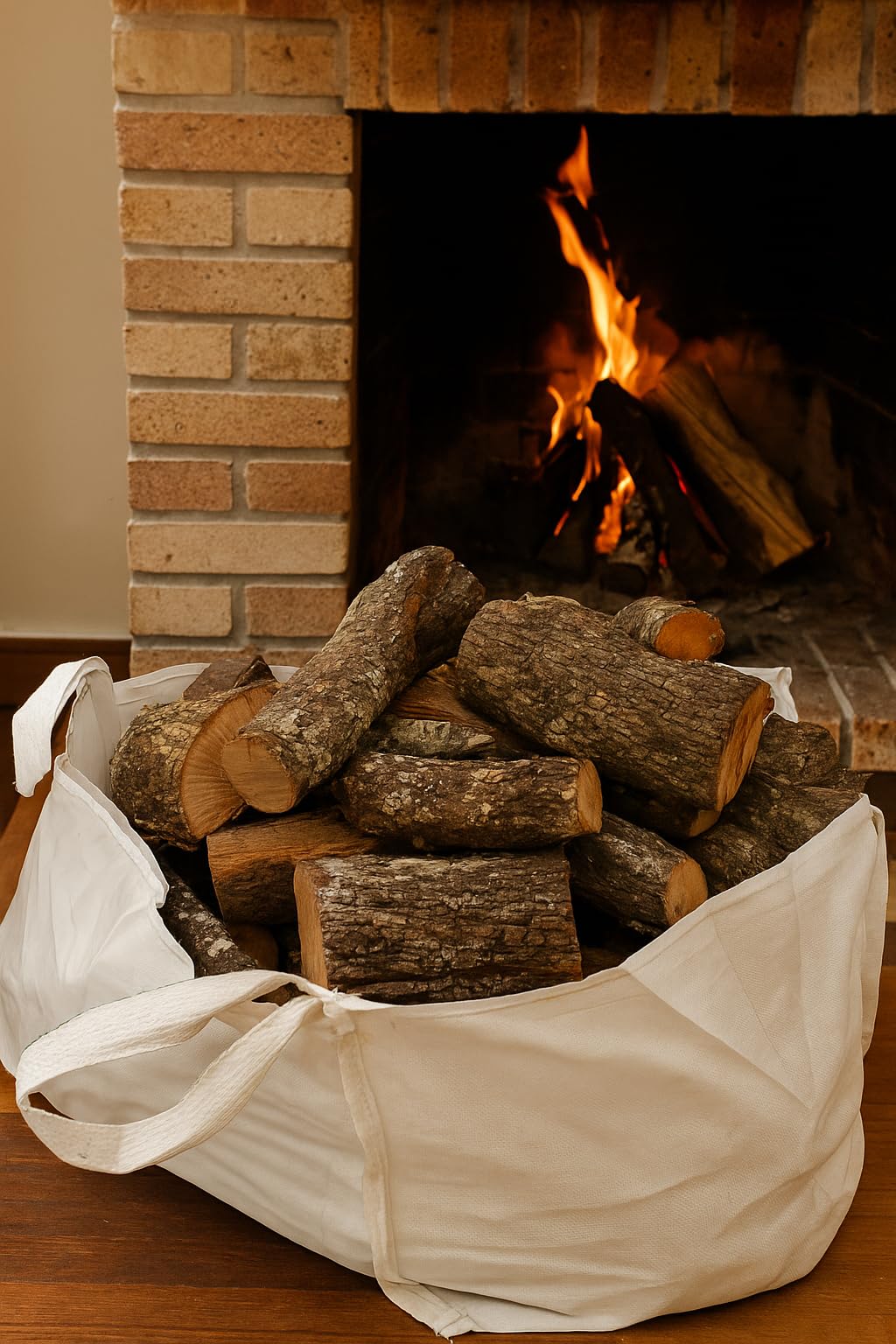 Cajón Leña de Encina 1200kg (3x400). Leña para Chimenea, Caldera y/o Estufa. Leñas de Las más duras Que Hay. Tiene una Larga consistencia y duración. Troncos medianos. Leñas Encina.