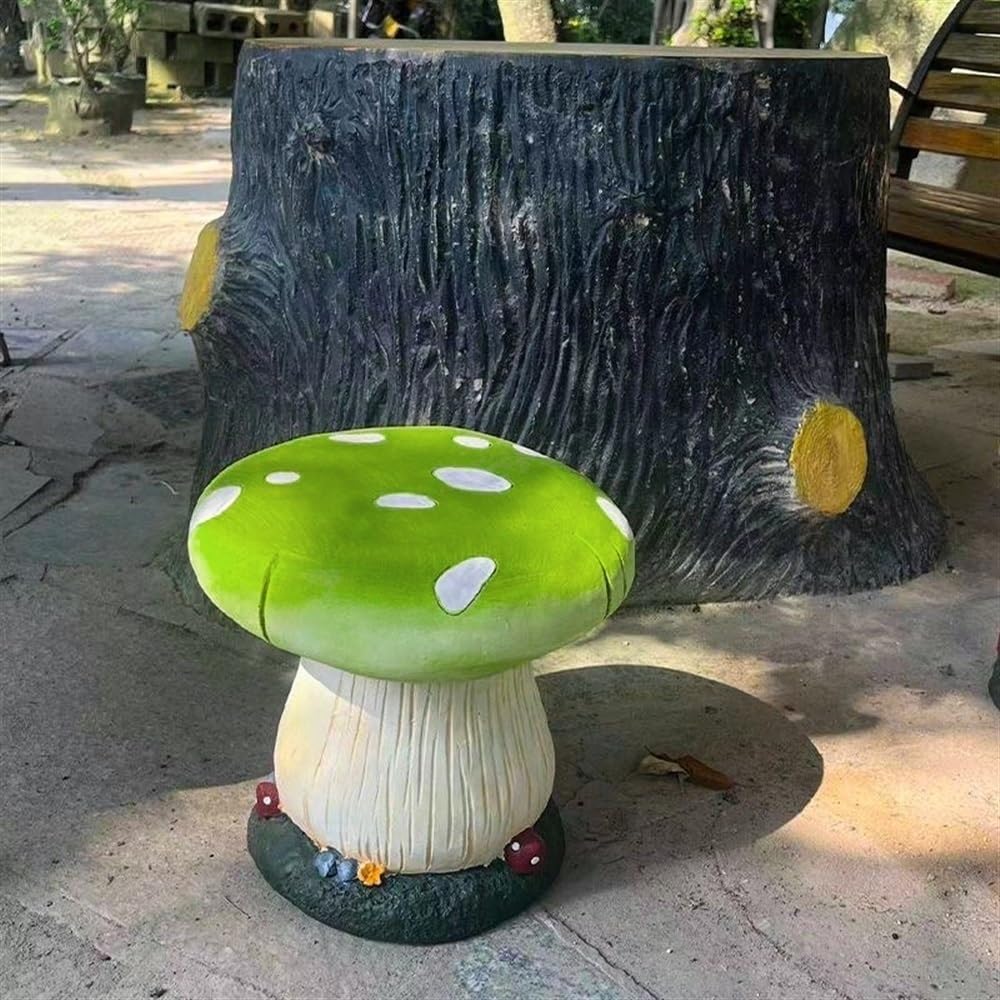 Amazon.com : ZYHYZLF Small Mushroom Shape Ottoman, Outdoor