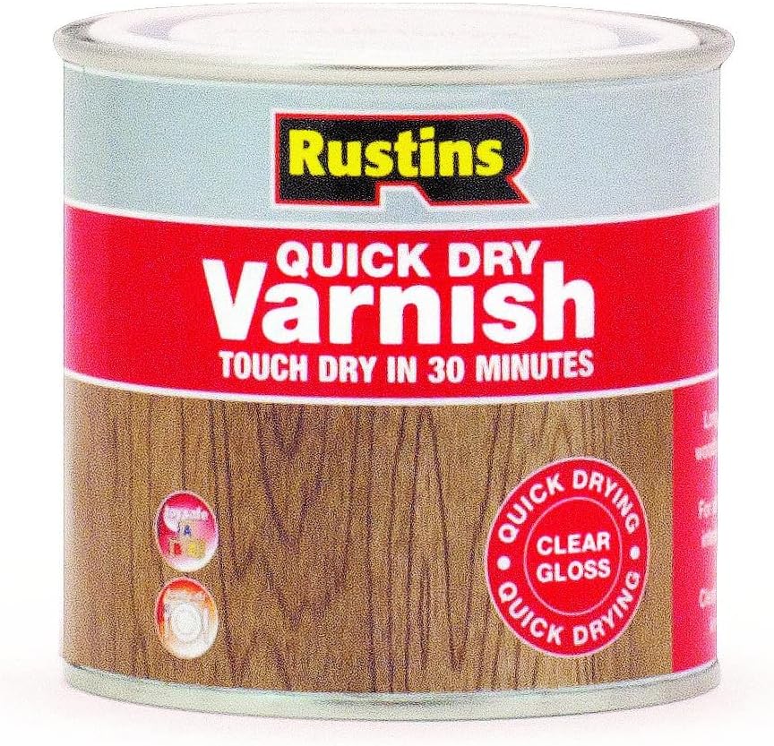 Rustins Quick Dry Varnish Gloss Clear 250Ml